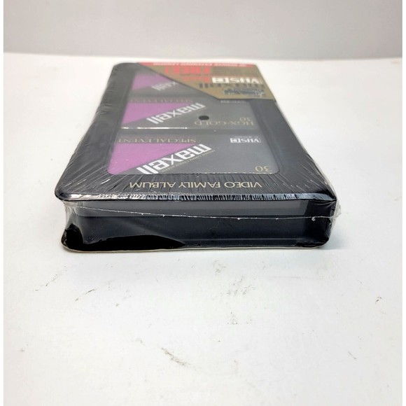 3 Maxwell VHS-C TC-30 HGX Gold Premium High Grade Video Tapes w/ Storage Case - Picture 7 of 9